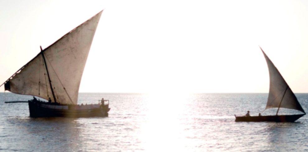 Zanzibar Traditional Dhows in the sunset