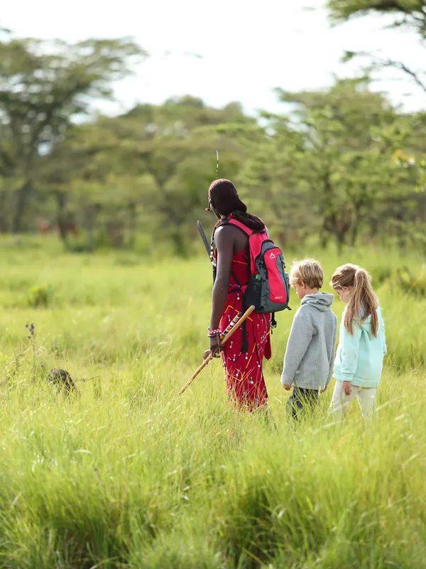 Kids Spotting Animals Angama Mara
