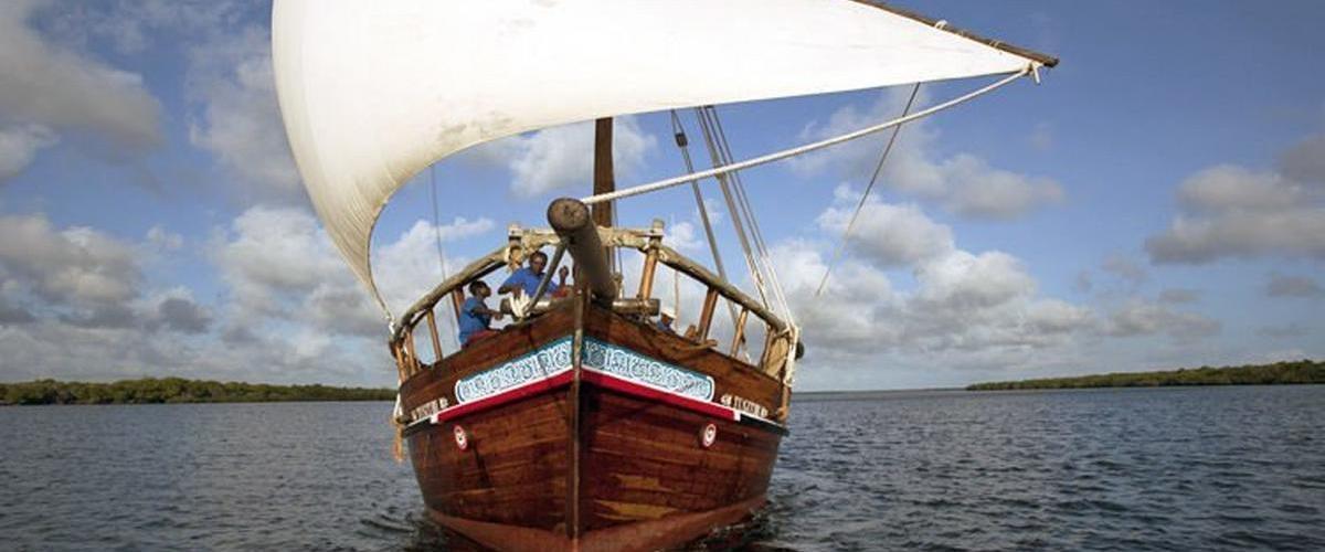 Traditional Dhow Boat Boating Kenya