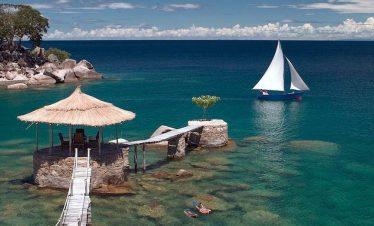 Boat Kaya Mawa Lake Resort Malawi Luxury African Safari