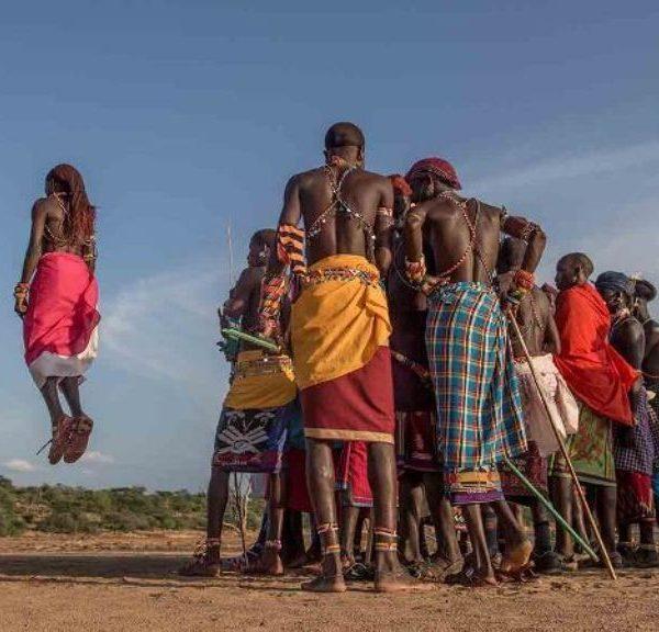 Sasaab Samburu Cultural Activity Tribal Jumping