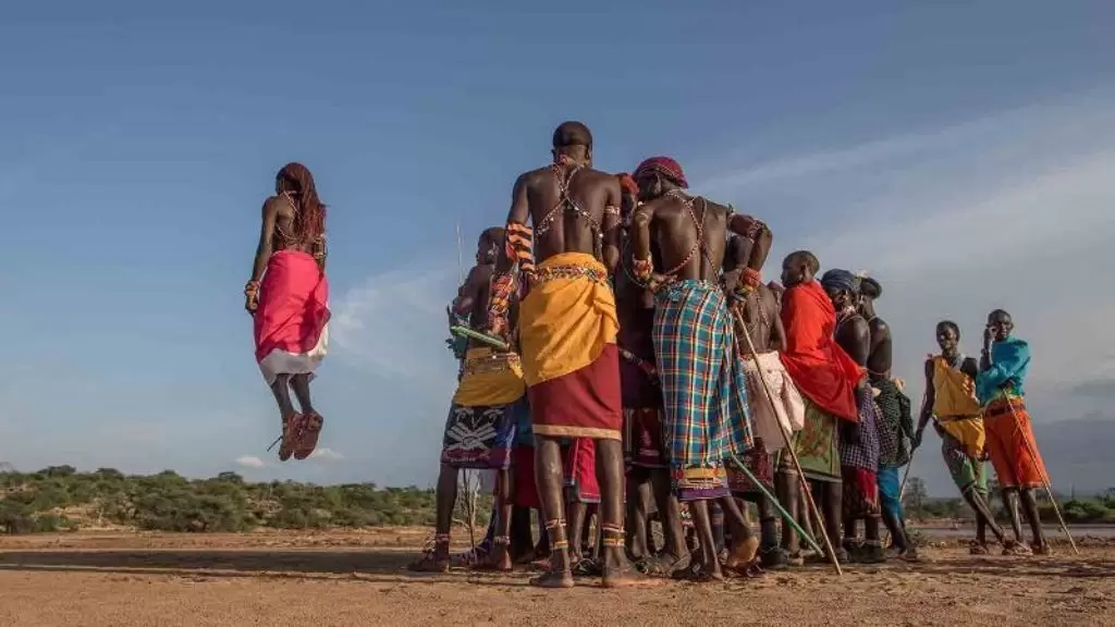Sasaab Samburu Cultural Activity Tribal Jumping
