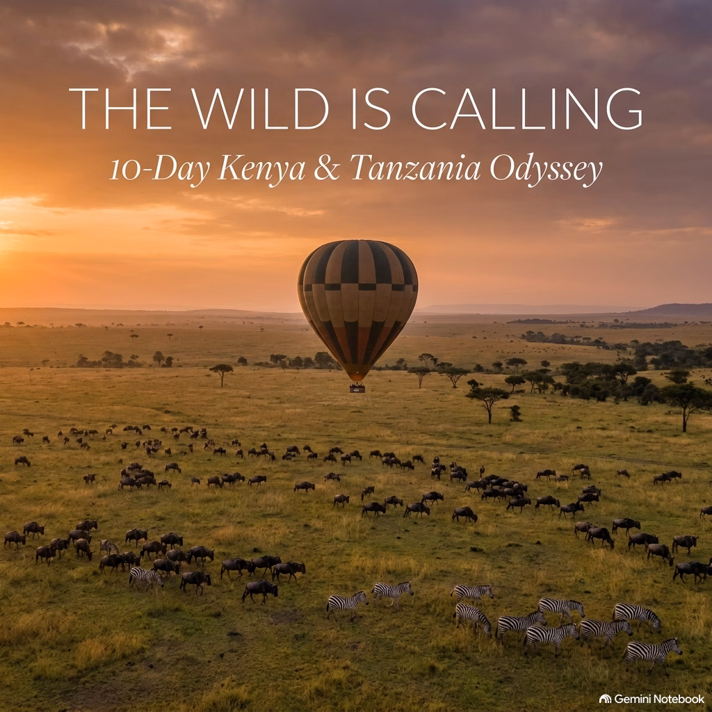 The Ultimate Kenya and Tanzania Safari Holiday Experience - 10 Days of Migration, Crater, and Wilderness Magic